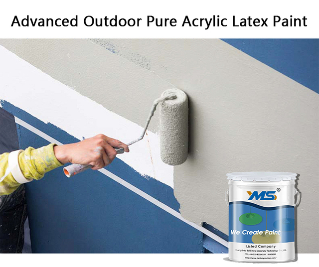 Vernice per esterni in lattice acrilico puro per esterni avanzata B12-25