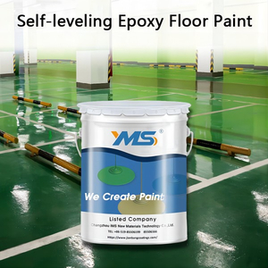 ESC101 AB Dalawang sangkap na self-leveling epoxy floor pintura para sa garahe at workshop | Pintura ng YMS