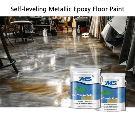 Self-adtritio Metallica Epoxy Solum Poena H08-15