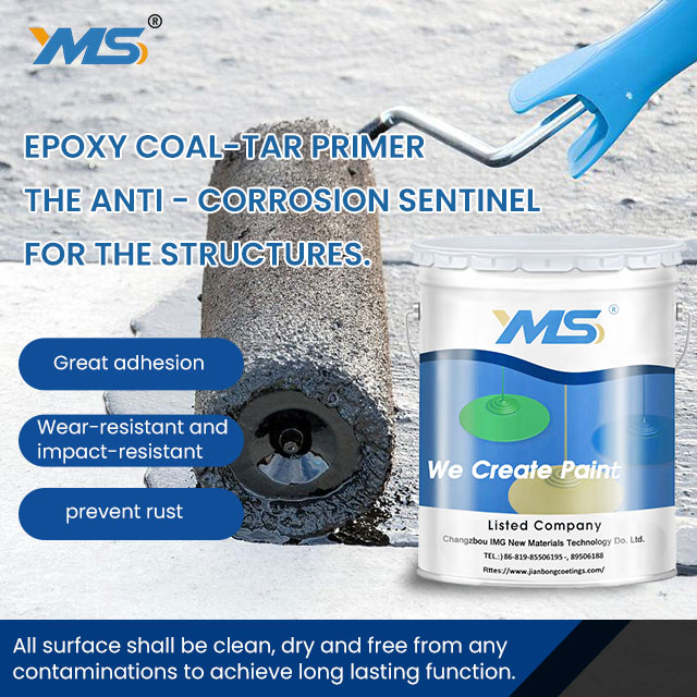 Dhuwur Mbangun Epoxy Coal Tar Pitch Anti-Corrosive Coating kanggo Steel Pipelines